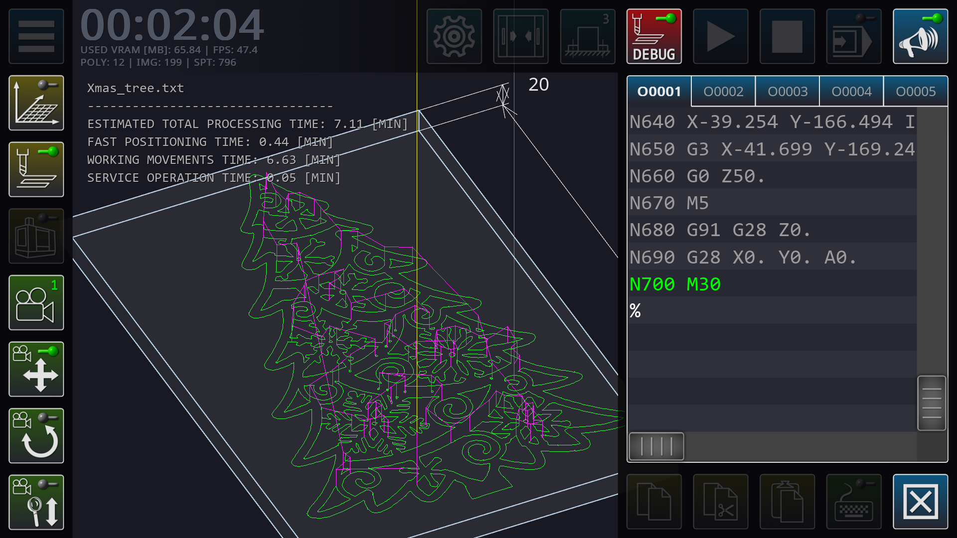 Simulador Didático de Centro de Usinagem CNC Versão Básica Android - 48h - Imagem 7